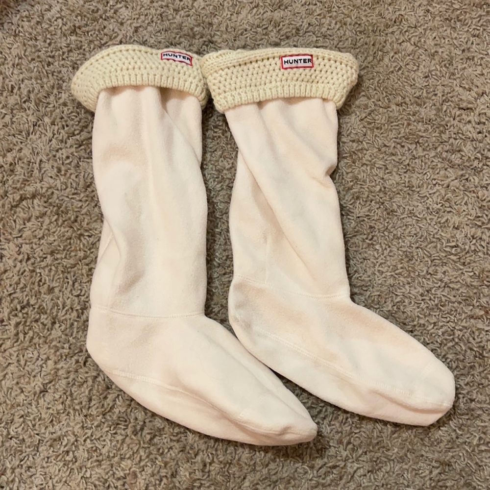 Hunter talk rain boot socks